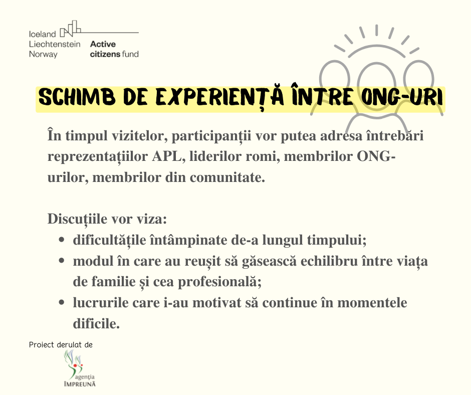 11. Schimb de experiente intre ONG-uri