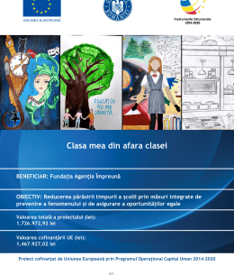 Concurs postere „Clasa mea din afara clasei”