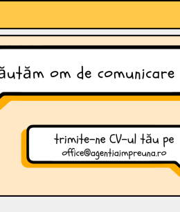 ✨ CĂUTĂM OM DE COMUNICARE ✨